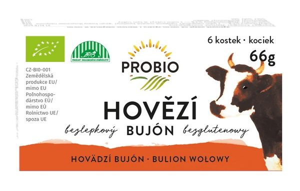 PROBIO Bujón hovězí kostky BIO 6 kusů