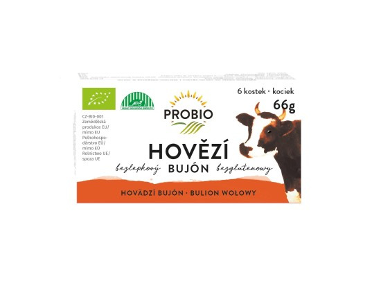 PROBIO Bujón hovězí kostky BIO 6 kusů