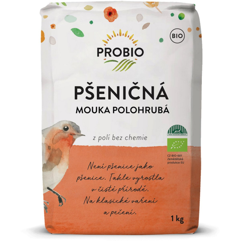Probio BIO Pšeničná mouka bílá polohrubá