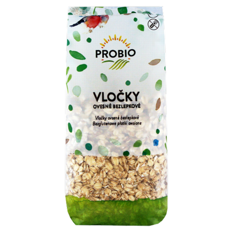 Probio Vločky ovesné bezlepkové, 500g
