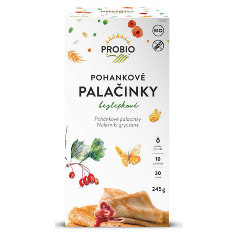 PROBIO Palačinky pohankové bez lepku BIO 245 g