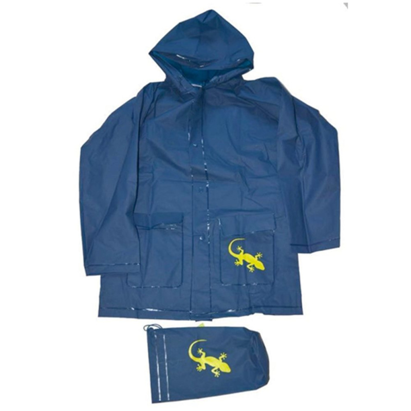pláštěnka Salamander + pytlík, Pidilidi, PL0045-04, modrá - 128 | 8let