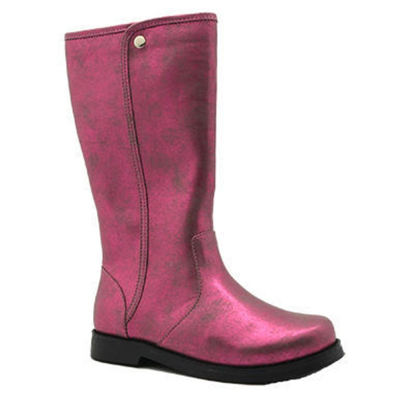 kozačky dívčí fashion, Bugga, B00139-03, růžová - 36