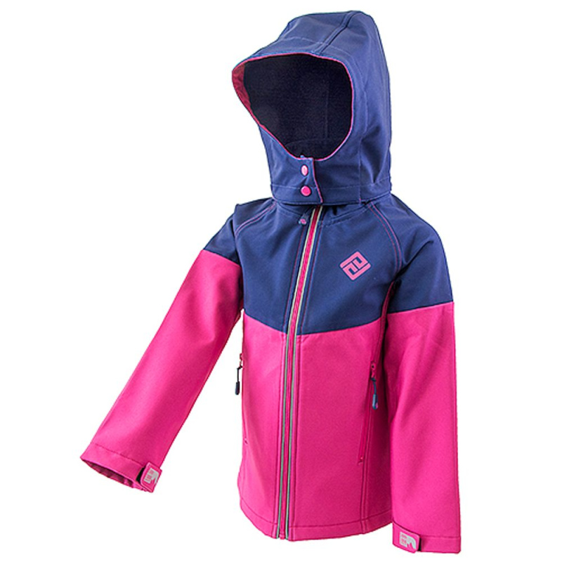 bunda softshellová dívčí s kapucí, Pidilidi, PD1073-01, Holka - 116 | 6let