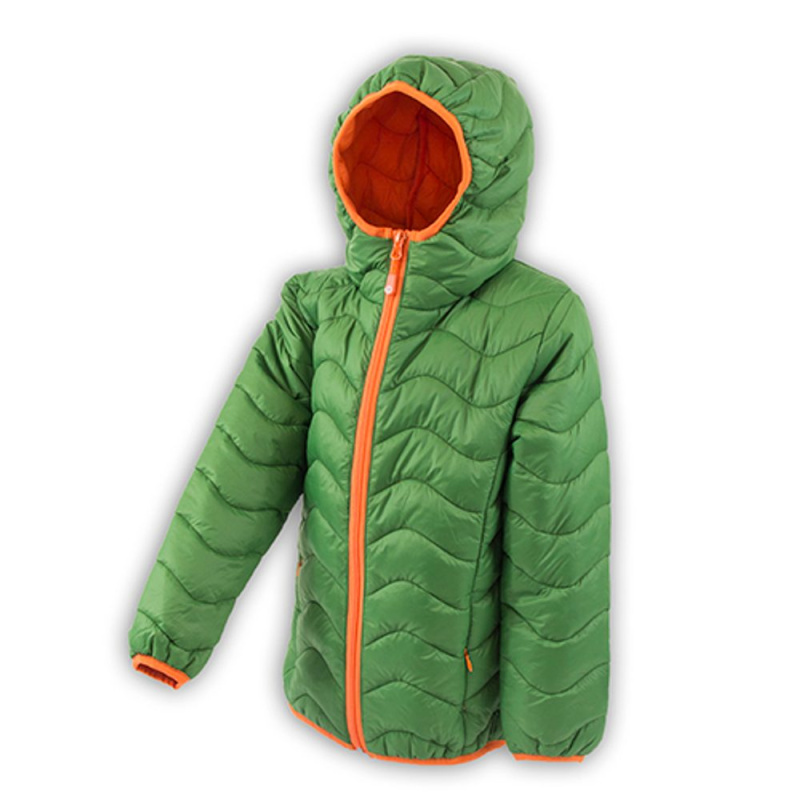 bunda extra lehká nylonová, Pidilidi, PD1087-19, khaki - 134 | 9let