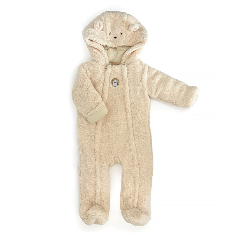 Zimní kojenecká kombinéza Pidilidi PD1166-11 Beige - 68/74 | 6-9m