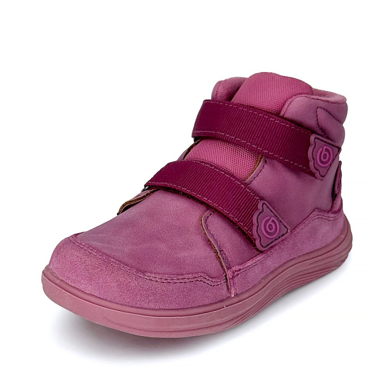 Dívčí celoroční barefoot boty Bugga NUVA Fuchsia B00198-07 - 26