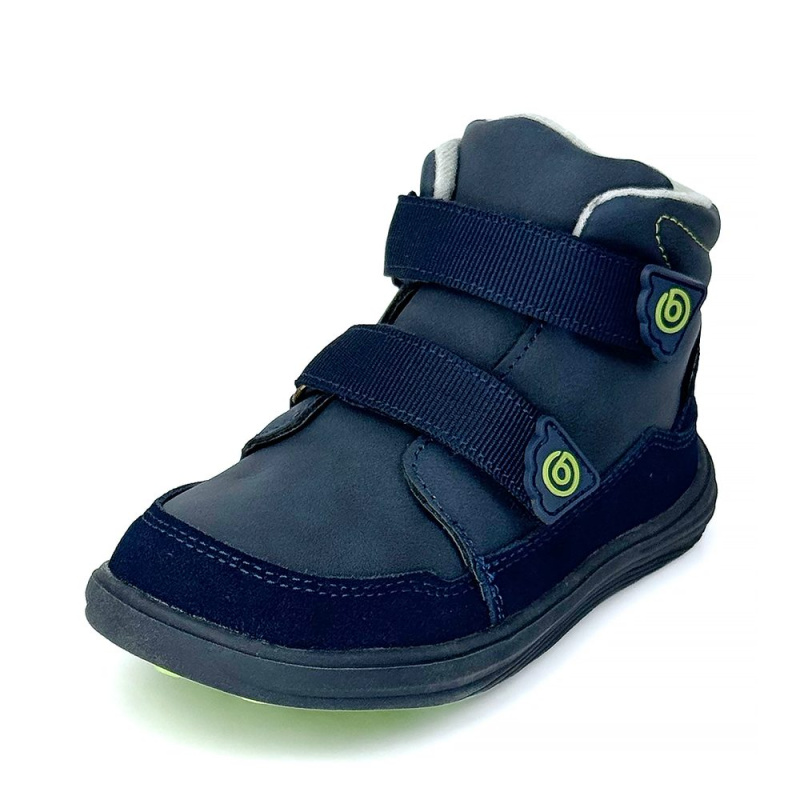 Chlapecké celoroční barefoot boty Bugga NUVA Navy B00198-04 - 25