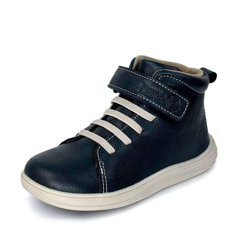 Chlapecké celoroční barefoot boty Bugga KAMA Navy  B00200-04 - 26