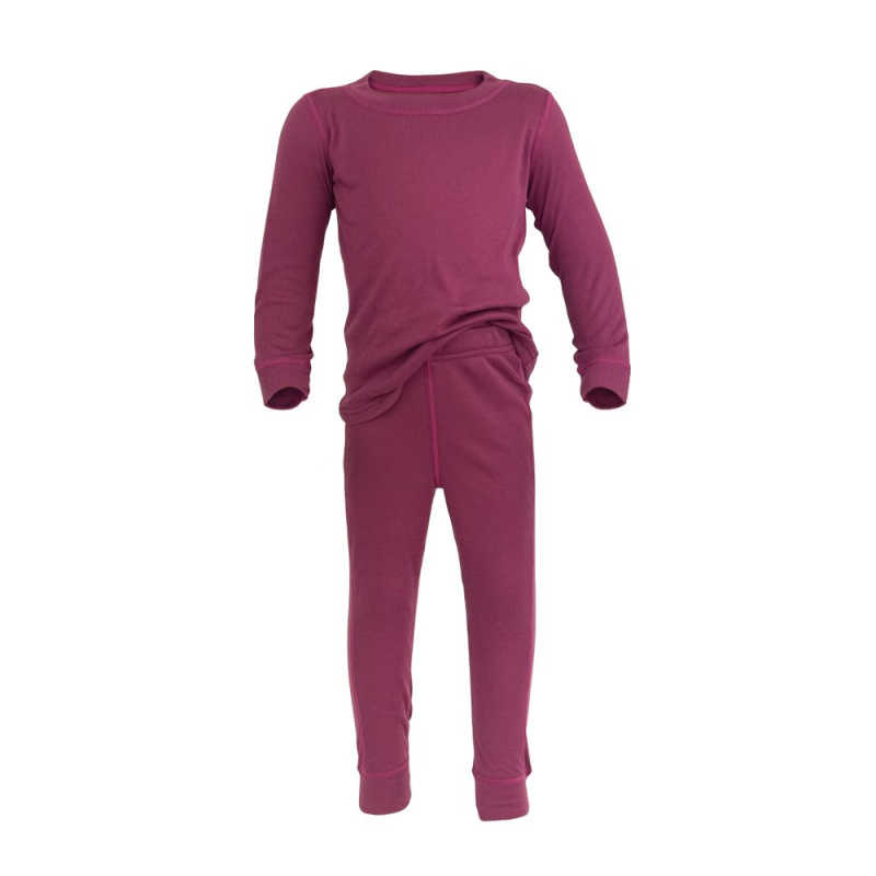 Dívčí funkční rychleschnoucí prádlo - set triko a kalhoty PD1174-01 fuchsia - 122/128 | 7/8let