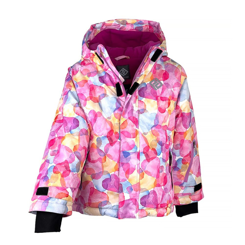 Dívčí bunda lyžařská zimní Pidilidi Pink PD1175-01 - 104 | 4let