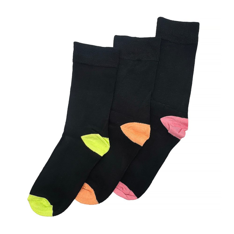 Dámské vysoké ponožky bambusové - 3pack Pidilidi PD0153-01 černá - 38-39