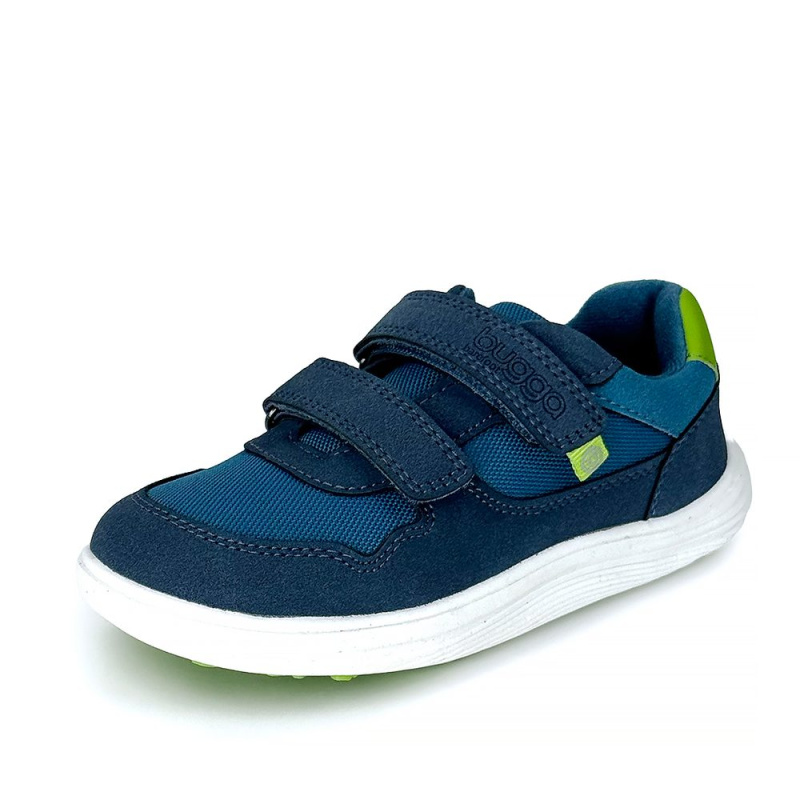 Chlapecké celoroční barefoot tenisky Bugga SAFI Blue B00201-04 - 34