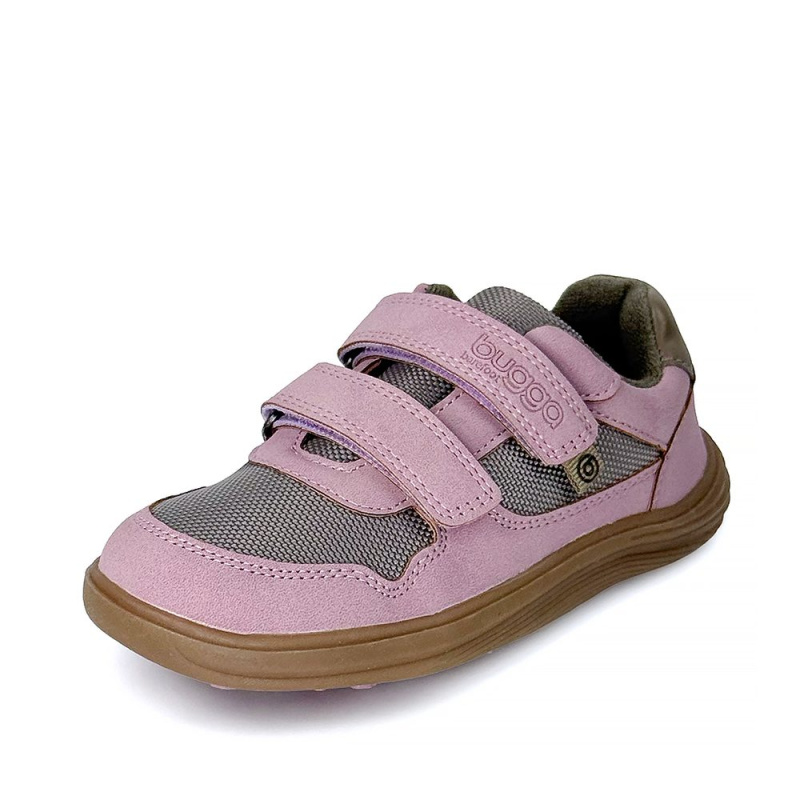 Dívčí celoroční barefoot tenisky Bugga SAFI Pink B00201-18 - 35
