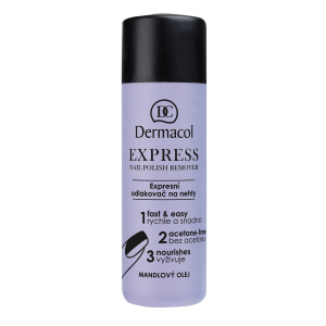 Dermacol Nail Care Express odlakovač na nehty bez acetonu 120 ml
