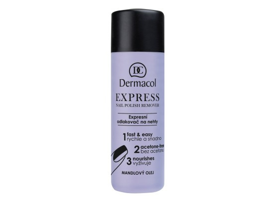 Dermacol Nail Care Express odlakovač na nehty bez acetonu 120 ml
