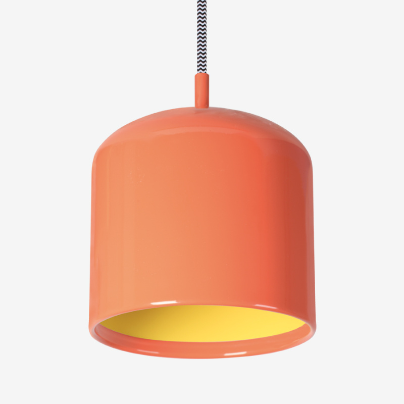 Lucis Závěsné svítidlo Juno E27, 60W ø15 cm, oranžovo/žluté