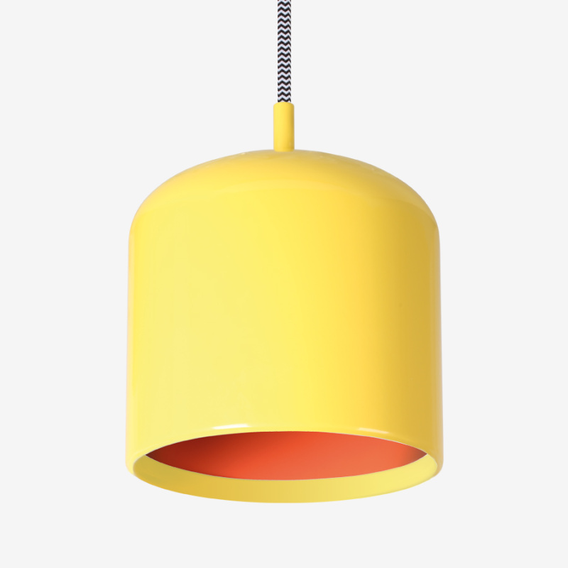 Lucis Závěsné svítidlo Juno E27, 60W ø15 cm, žluto/oranžové