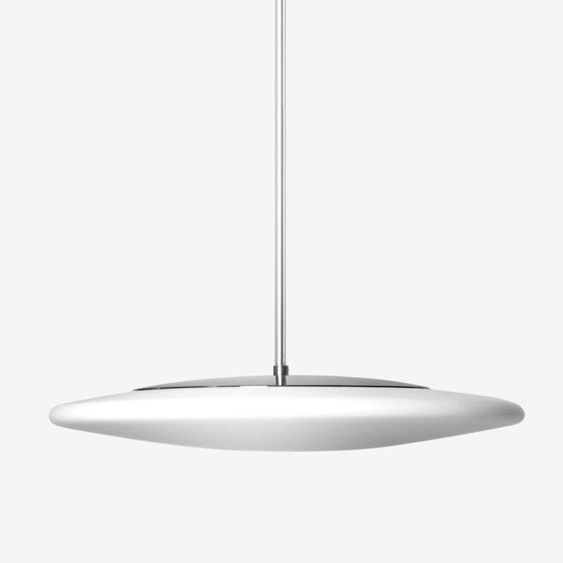 Lucis Závěsné LED svítidlo RONDO ⌀450mm Barva: Chrom, Teplota světla: 3000K - teplá bílá, Stmívání, řízení: ON/OFF
