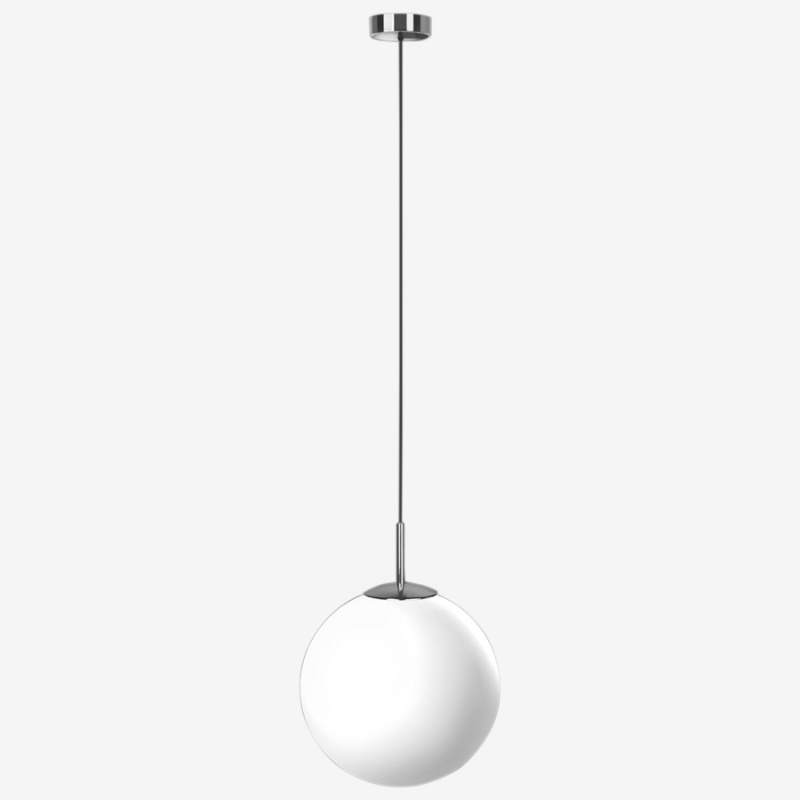 Lucis Závěsné LED svítidlo POLARIS ZKS 6,2W, ⌀ 200 mm Barva: Chrom, Teplota světla: 4000K - denní bílá, Stmívání, řízení: ON/OFF