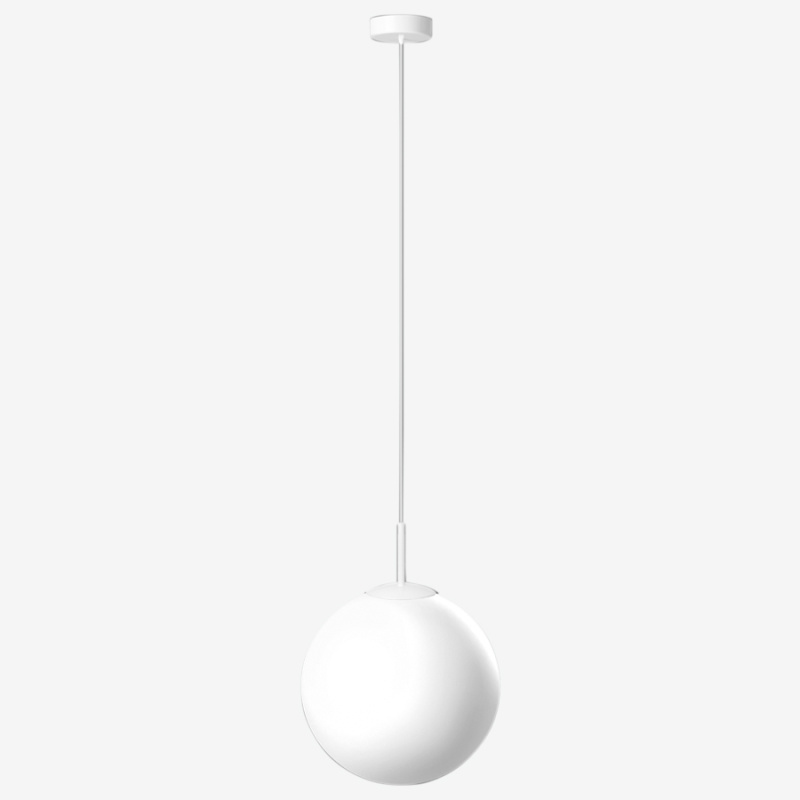 Lucis Závěsné LED svítidlo POLARIS ZKS 18,3W, ⌀ 300 mm Barva: RAL bílá, Teplota světla: 3000K - teplá bílá, Stmívání, řízení: ON/OFF