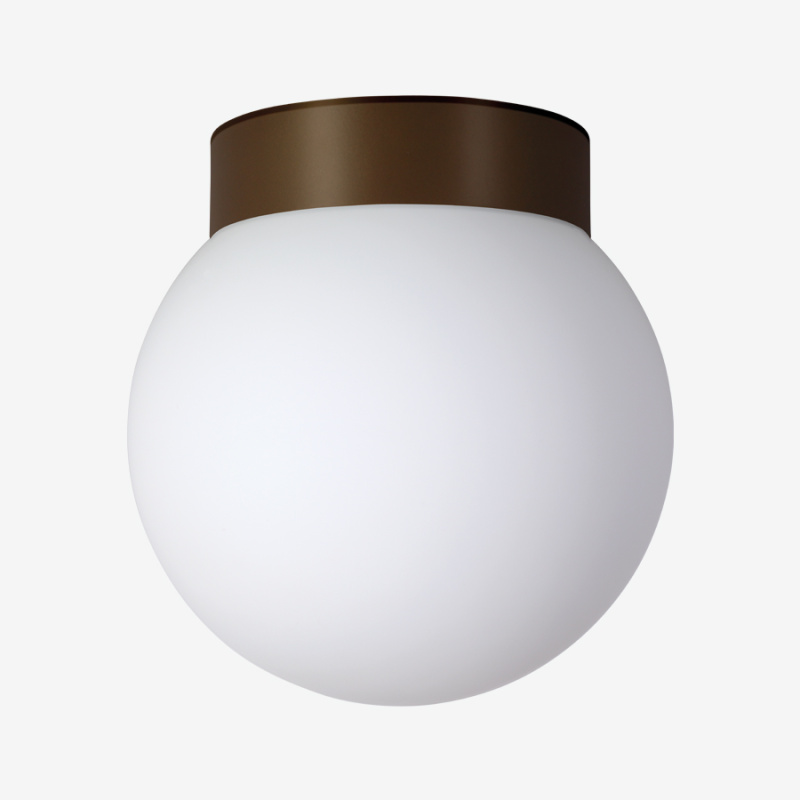 Lucis Stropní/nástěnné LED svítidlo POLARIS S 8,3W, š. 20 cm, IP44 Barva: Bronz, Teplota světla: 4000K - denní bílá, Stmívání, řízení: ON/OFF