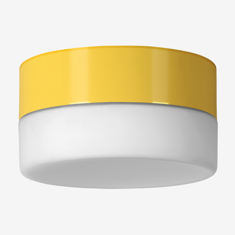 Lucis Stropní LED svítidlo NOMIA 9,6W, Ø 14 cm, IP40 Barva: Žlutá, Teplota světla: 3000K - teplá bílá, Stmívání, řízení: ON/OFF