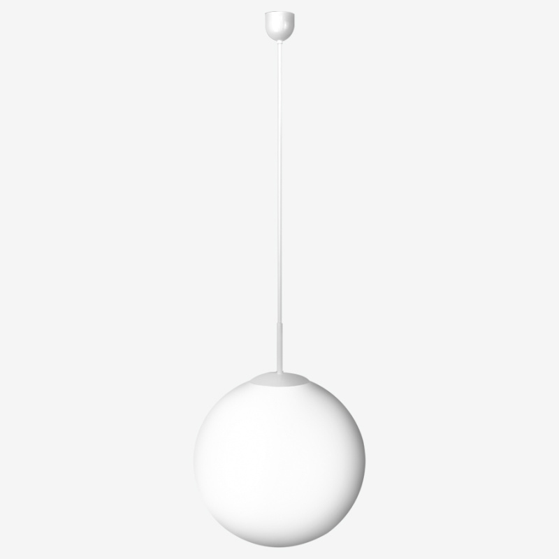 Lucis Závěsné LED svítidlo POLARIS ZT PE 37,3W, ⌀ 400 mm Barva: RAL bílá, Teplota světla: 3000K - teplá bílá, Stmívání, řízení: DALI