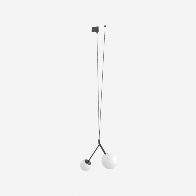 Lucis Závěsné LED svítidlo ZED track 10,1W, d. 40 cm Barva: Černá, Teplota světla: 4000K - denní bílá, Stmívání, řízení: ON/OFF