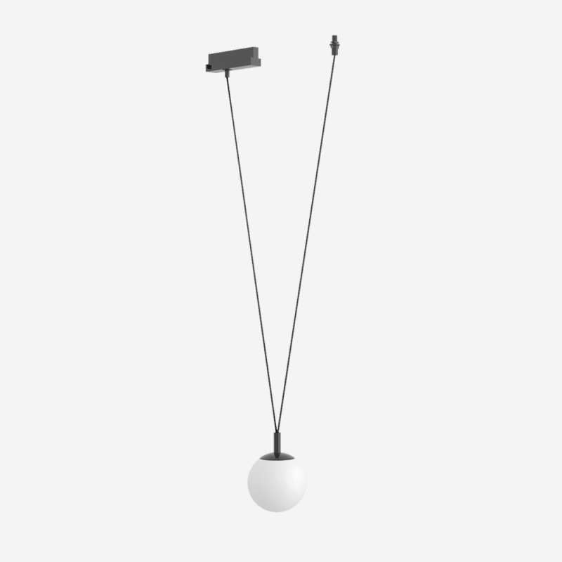 Lucis Závěsné LED svítidlo GEO track 6,2W, v. 115 cm Teplota světla: 3000K - teplá bílá, Stmívání, řízení: ON/OFF