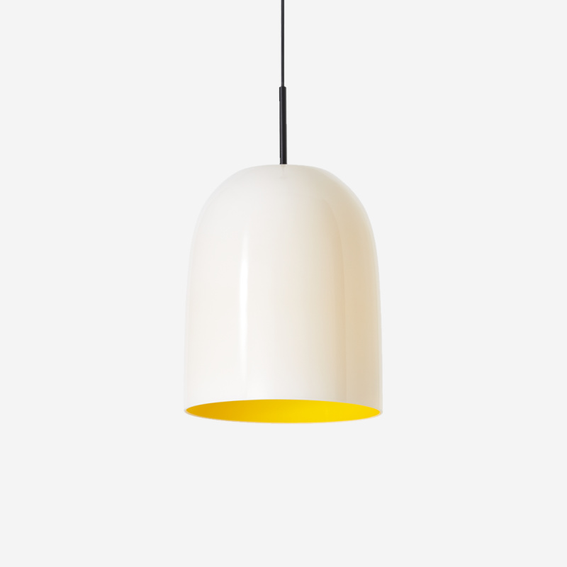 Lucis Závěsné svítidlo Arcane  E27, 100W, ø26 cm, bílo-žluté