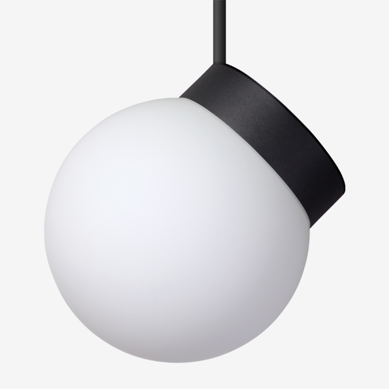 Lucis Závěsné LED svítidlo POLARIS ZTR 8,3W, v. 22,5 cm Barva: Černá, Teplota světla: 3000K - teplá bílá, Stmívání, řízení: DALI