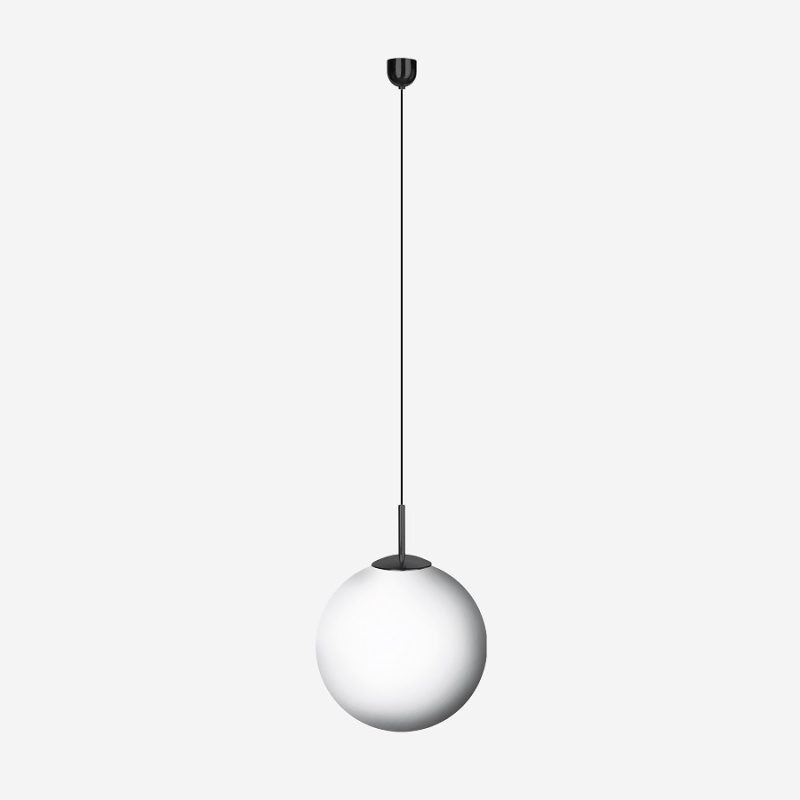 Lucis Závěsné LED svítidlo POLARIS ZK 25,5W, ⌀ 400 mm Barva: Černá, Teplota světla: 4000K - denní bílá, Stmívání, řízení: ON/OFF