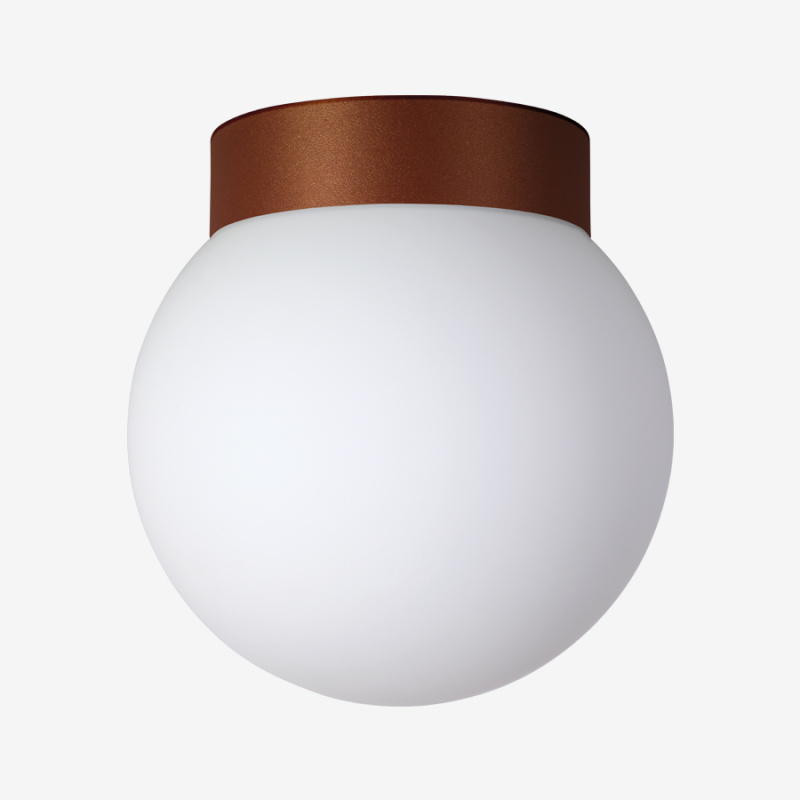 Lucis Stropní/nástěnné LED svítidlo POLARIS S.P 22,7W, š. 28 cm Barva: Měď, Teplota světla: 3000K - teplá bílá, Stmívání, řízení: DALI