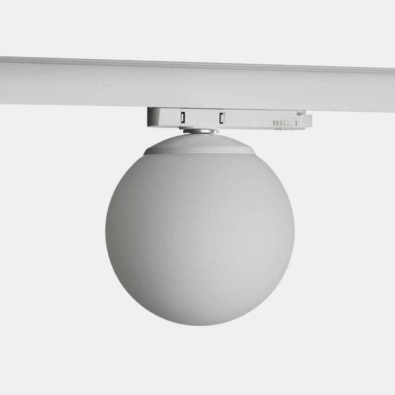 Lucis Stropní lištové LED svítidlo Alfa, ⌀11,5 cm, 6,3W Barva: Černá, Stmívání, řízení: ON/OFF, Chromatičnost: 4000K