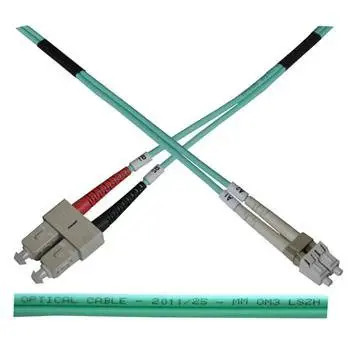 Optic.patch kabel duplex LC-SC 50/125 MM 0,5m OM3