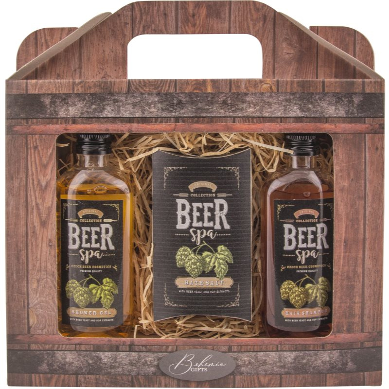 Bohemia Gifts & Cosmetics Beer Spa dárková sada do vany pro muže