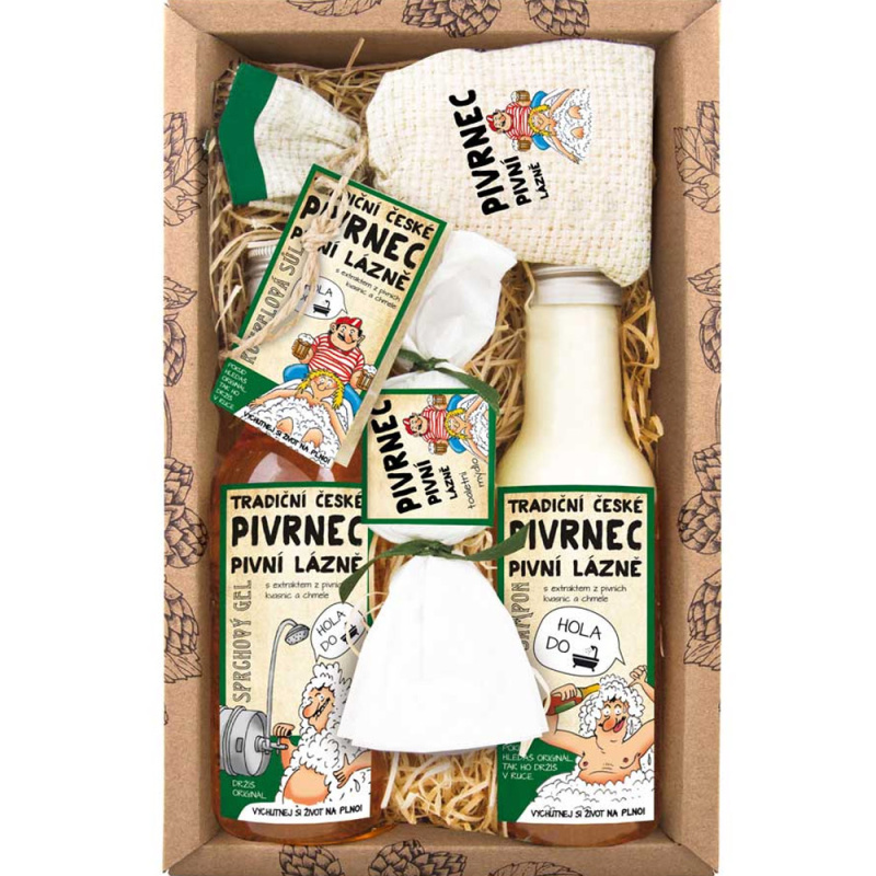Bohemia Gifts & Cosmetics Pivrnec dárková sada do koupele pro muže