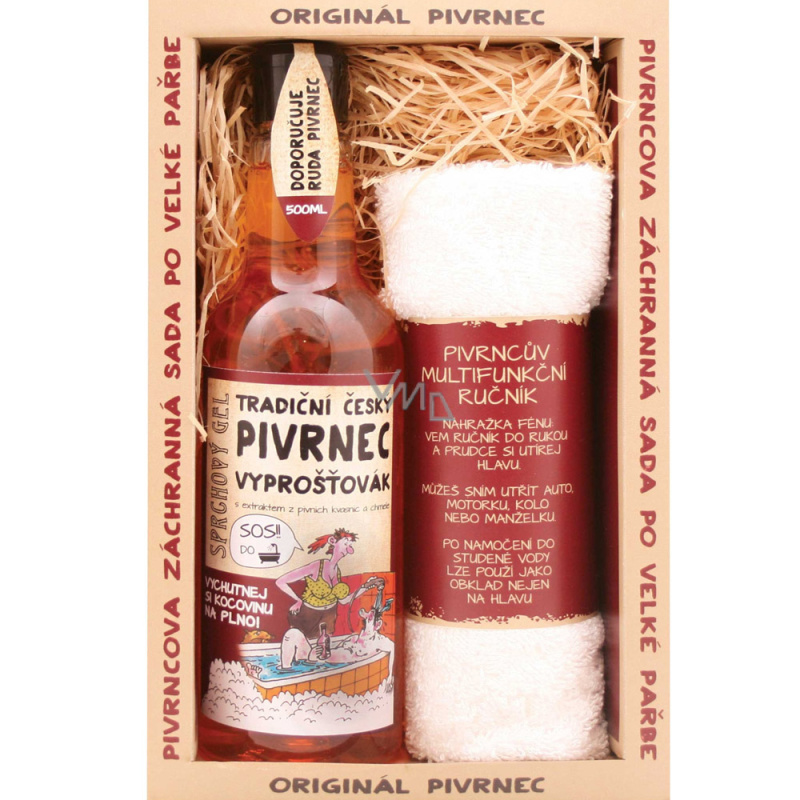 Bohemia Gifts & Cosmetics Pivrnec dárková sada do sprchy pro muže