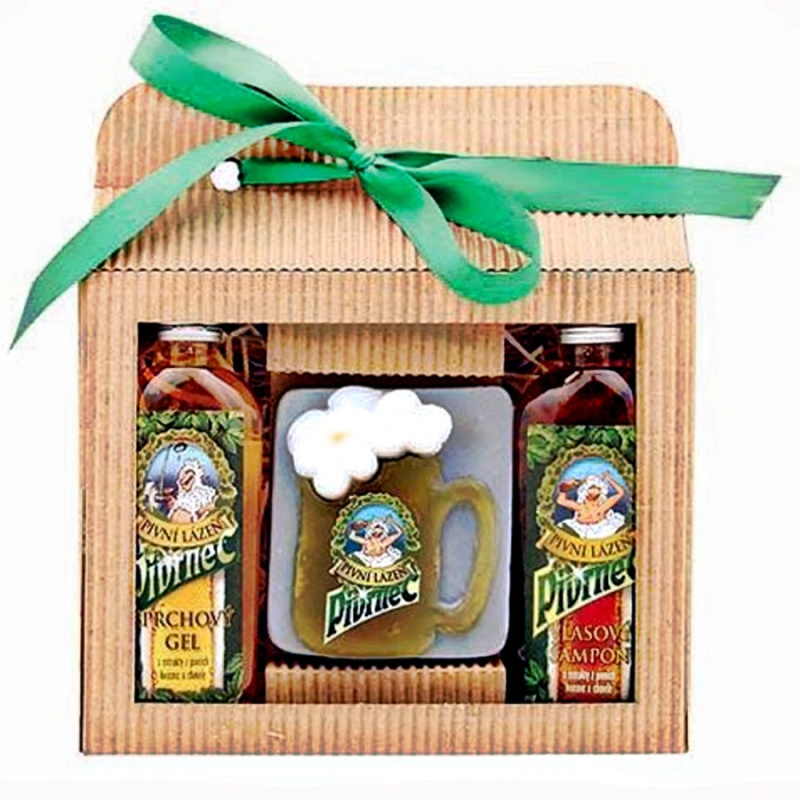 Bohemia Gifts & Cosmetics Pivrnec sada na tělo a vlasy pro muže