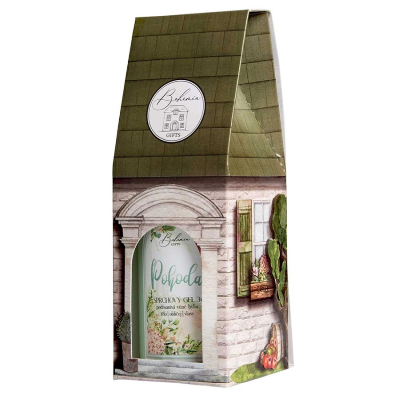 Bohemia gifts Sprchový gel 3v1 s konopím – Domeček plny pohody 500 ml