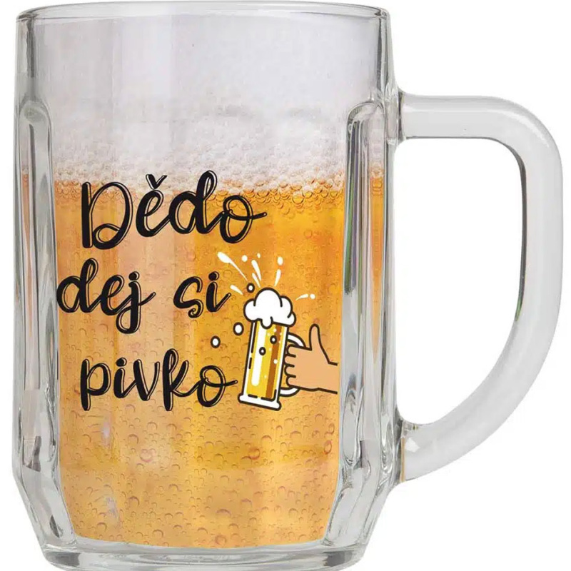 Dárkový půllitr v krabičce pro dědečka