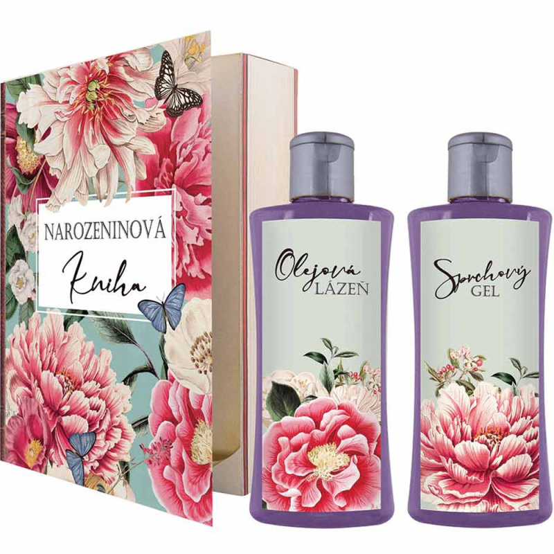 Bohemia Gifts & Cosmetics Kniha K Narozeninám dárková sada do vany