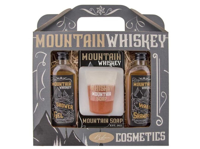 Bohemia Gifts & Cosmetics Whiskey Spa dárková sada pro muže
