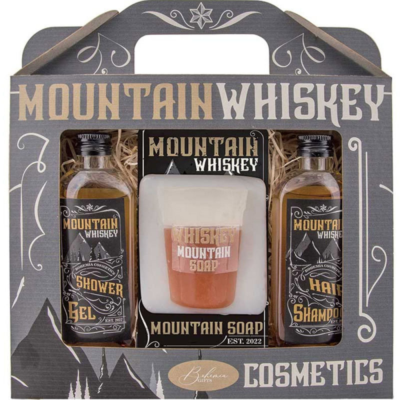 Bohemia Gifts & Cosmetics Whiskey Spa dárková sada pro muže