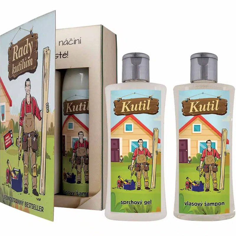 Bohemia Gifts & Cosmetics Pro Kutily sada na tělo a vlasy pro muže