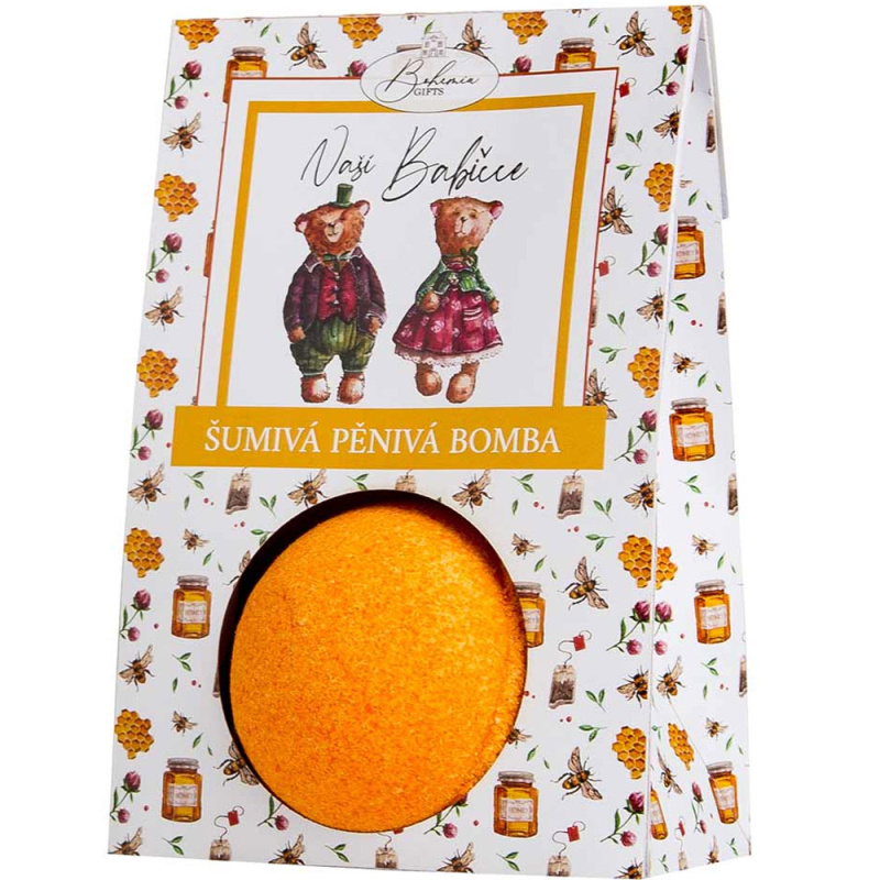 Bohemia Gifts & Cosmetics Jedem Bomby Babičce koupelová bomba 110 g