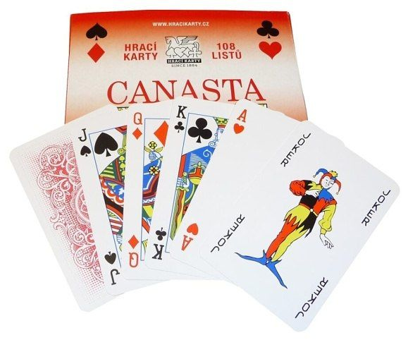 Canasta společenská hra karty