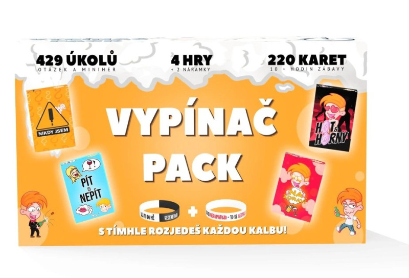 Vypínač PACK (Karetní párty set) - David Batelka - hra z kategorie Party hry