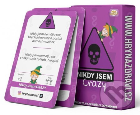 Nikdy Jsem CRAZY - Karetní párty hra - hra z kategorie Party hry